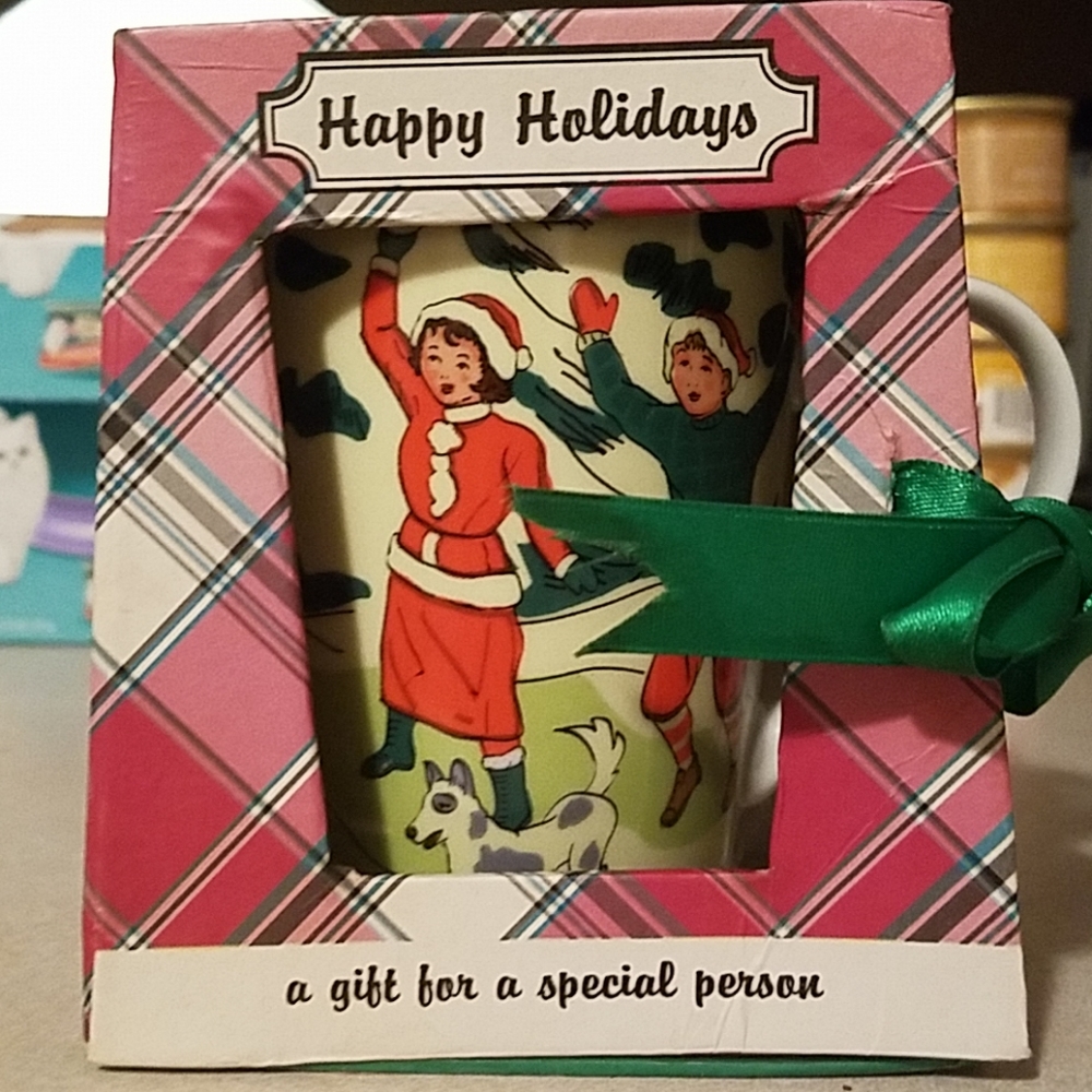 COPY 🇺🇦 Special Collectible Barnes and Noble Holiday Coffee Mug Cup New In Box